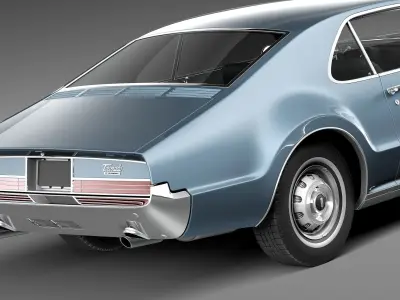 Oldsmobile Tornado 1966 3D model