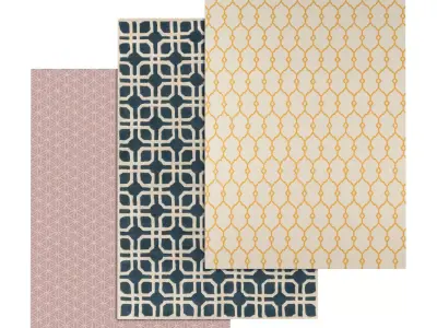 Rug Set 829 3D model