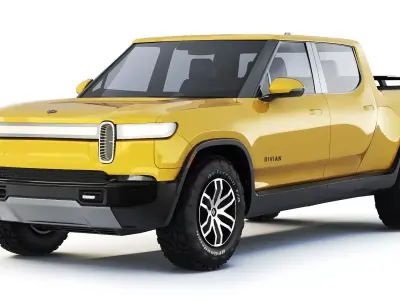 R1T Pick-up electric 2022 3D model
