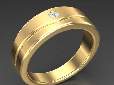 Luxury Men Rings Designs 6MR012 3D print model