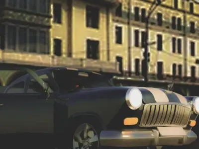 car cartoon 3D model