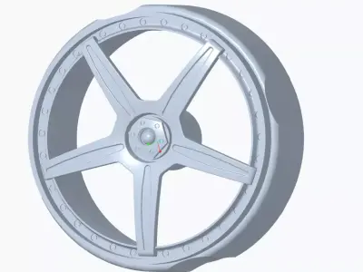 Wheel for 1-18 RC car  3D print model