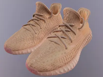 ADIDAS YEEZY 350 V2 SHOES PBR Low-poly 3D model