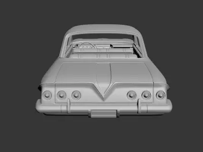 Chevrolet Impala 1961 3D print model