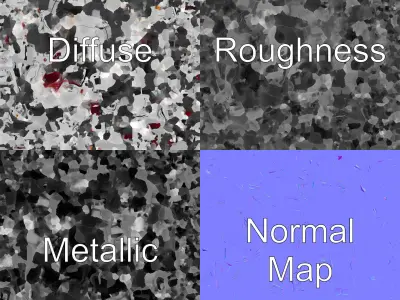 Retro Compact Car 1970s Design model pack Low-poly 3D model