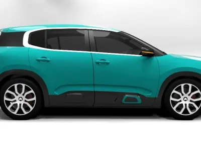 CITROEN C5 AIRCROSS 2020  Low-poly 3D model