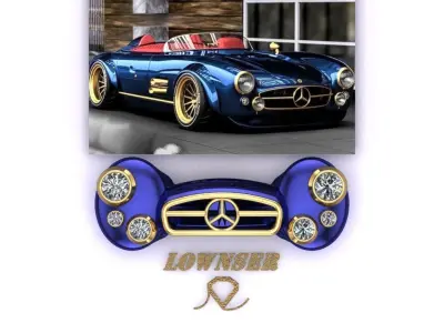 benz ring 3D print model