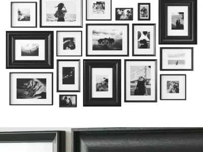 Gallery Wall 70 3D model