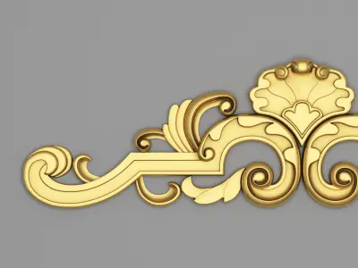 Classic Carved 013 3D model purchase