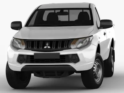 Mitsubishi L200 Triton 2015 Single Cab 3D model