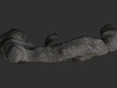 Large Stone Arch - Base Free low-poly 3D model