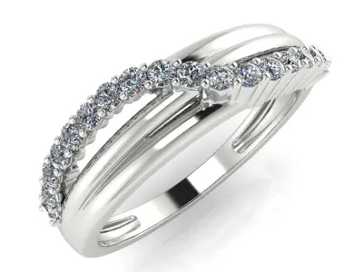 light weight gold diamond rings-C111116SKCH2026017-wt-0-5 3D print model