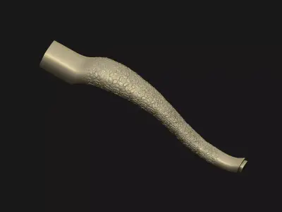 relief decor leg floral detail wooden chair sofa cnc table 3D print model