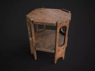 Medieval Coffee Table 3D model
