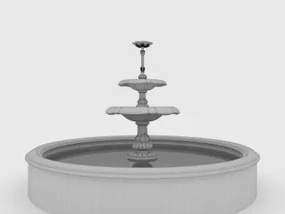 Classic Fountain 2 3D model