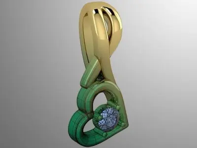 Pendant 60 3D print model