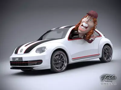 Volkswagen Maggiolino ABT 3D model
