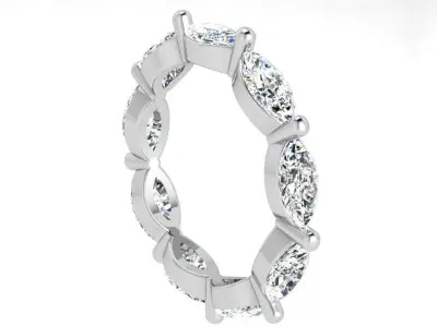 Marquise Band Ring 3954 3D print model