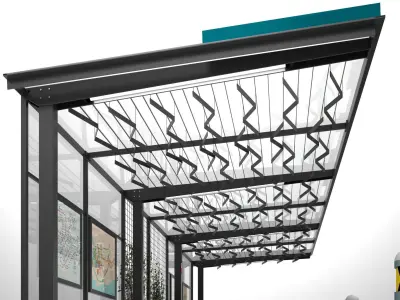 BUS SHELTER TYPE 2 3D model
