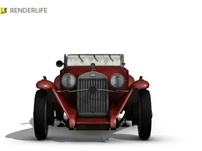 Car Roadster 2 3D model