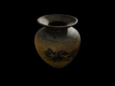 Anydrafts Jar 03 Low-poly 3D model