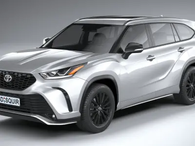 Toyota Higlander XSE 2024 3D model