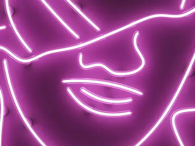 Neon Set 17 3D model