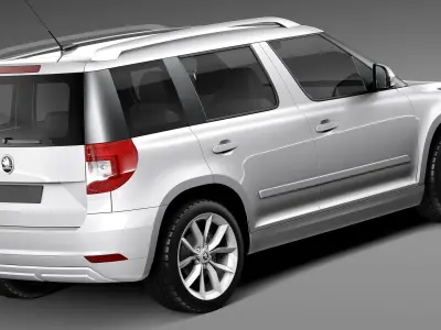 Skoda Yeti 2014 3D model