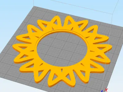 DECORATIVE PHOTO FRAMES SET OF 3 3D print model