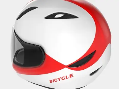 Bicycle Helmet Free low-poly 3D model