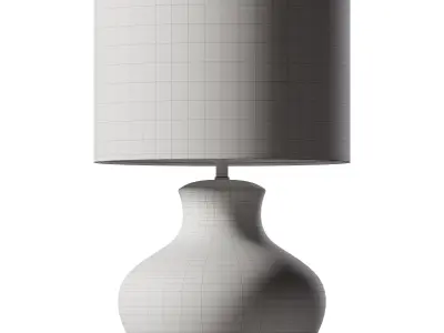 Transitional Table Lamp 3D model