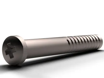 Screw Low-poly 3D model