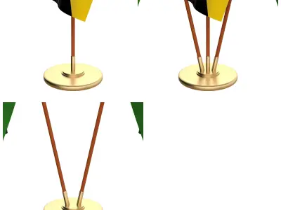 Jamaica Flag Pack 3D model