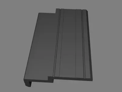 Cornice Moulding Low-poly 3D model