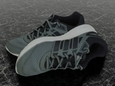 ADIDAS 3D SHOES - ADIPRENE SERIES 3D model