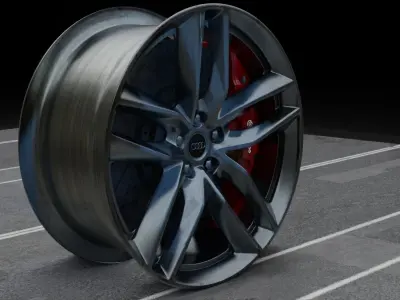 Car Rim 3D model by maxdon56 from CGTrader (Polygon mesh)