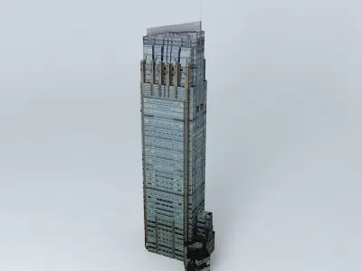 Oriental International Financial Plaza  Free 3D model