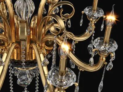 788082 Lusso Osgona Chandelier 3D model
