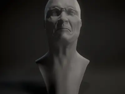 Angry Man 3D print model