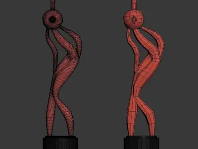 Sculpture Harlequin 3D model