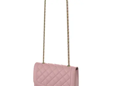 Vintage Medium Diana Flap Bag Pink Low-poly 3D model
