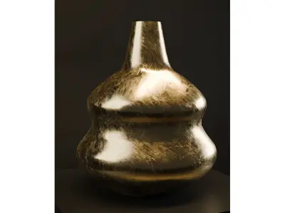 Golden Vase 3D model