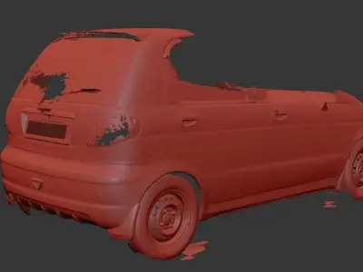 Chevrolet Daewoo Matiz 3D Scan 3D model