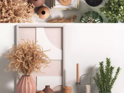  decorative set05 3D model