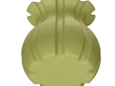 Plastic Decor Vase 3D model