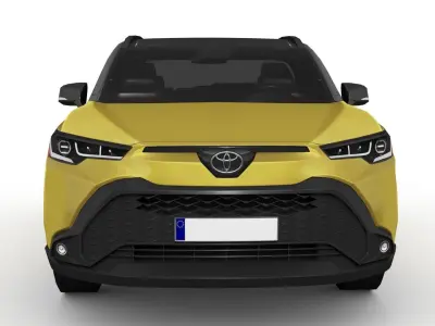 Toyota Corolla Cross Hybrid 2023 Low-poly 3D model