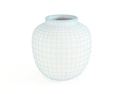 Nature-Inspired Botanical Vase 3D model