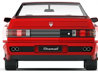 Maserati Shamal 1990 3D model