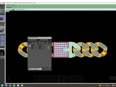 CUBAN Bracelets 13MM FILE 3DM IN OK 3D print model