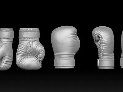 Boxing Gloves Pendant 3D print model 3D print model